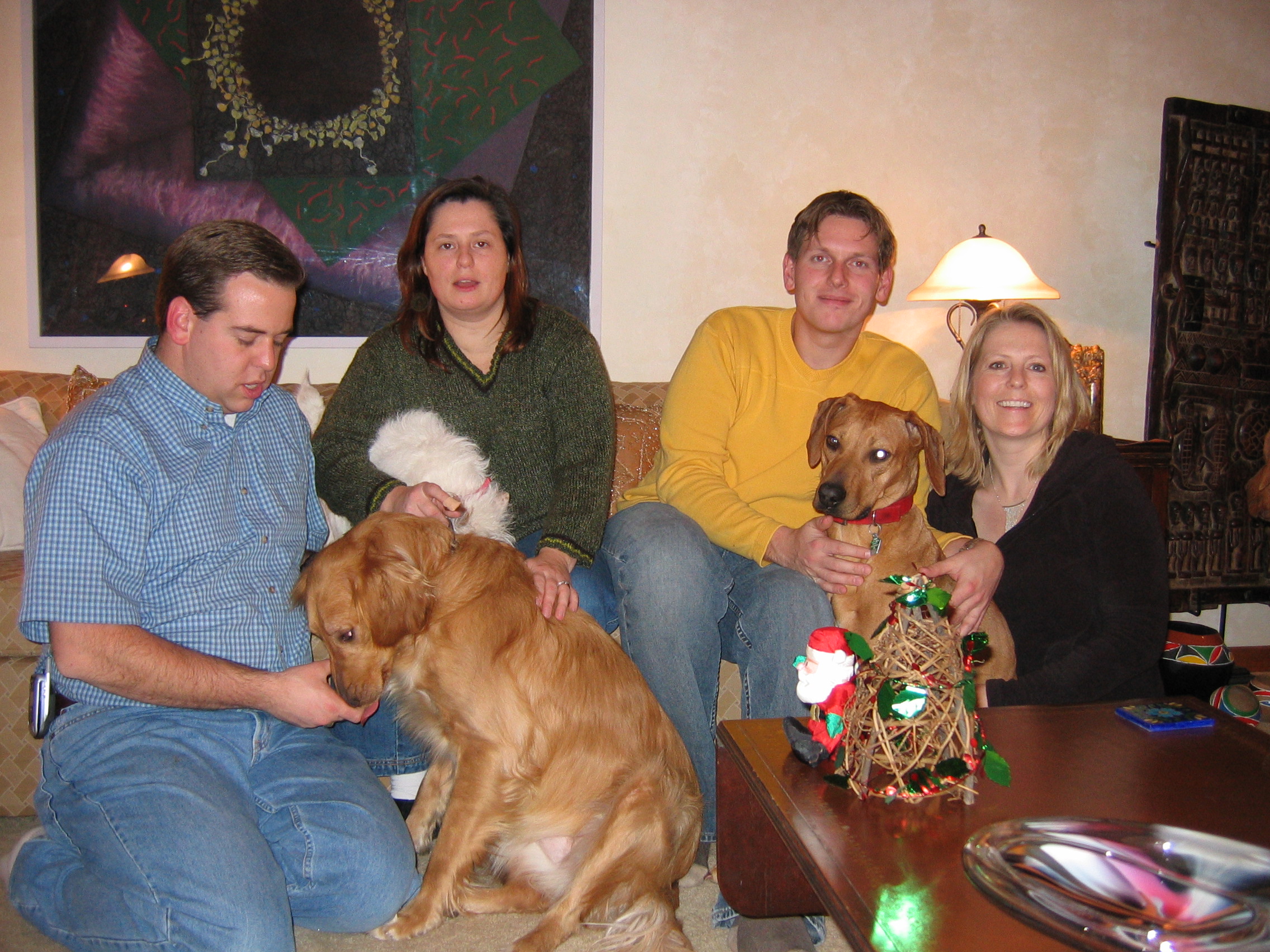 Christmas so many dogs! - December 2004